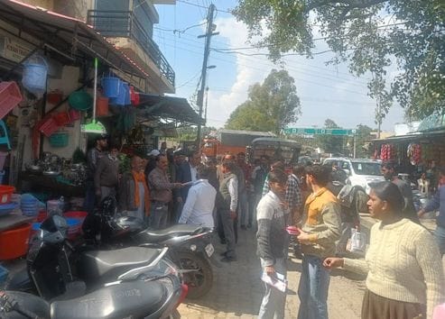 Two dozen illegal encroachments removed from Nalagarh market