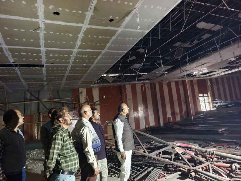 Construction of 2.70 crore auditorium stuck for two and a half decades
