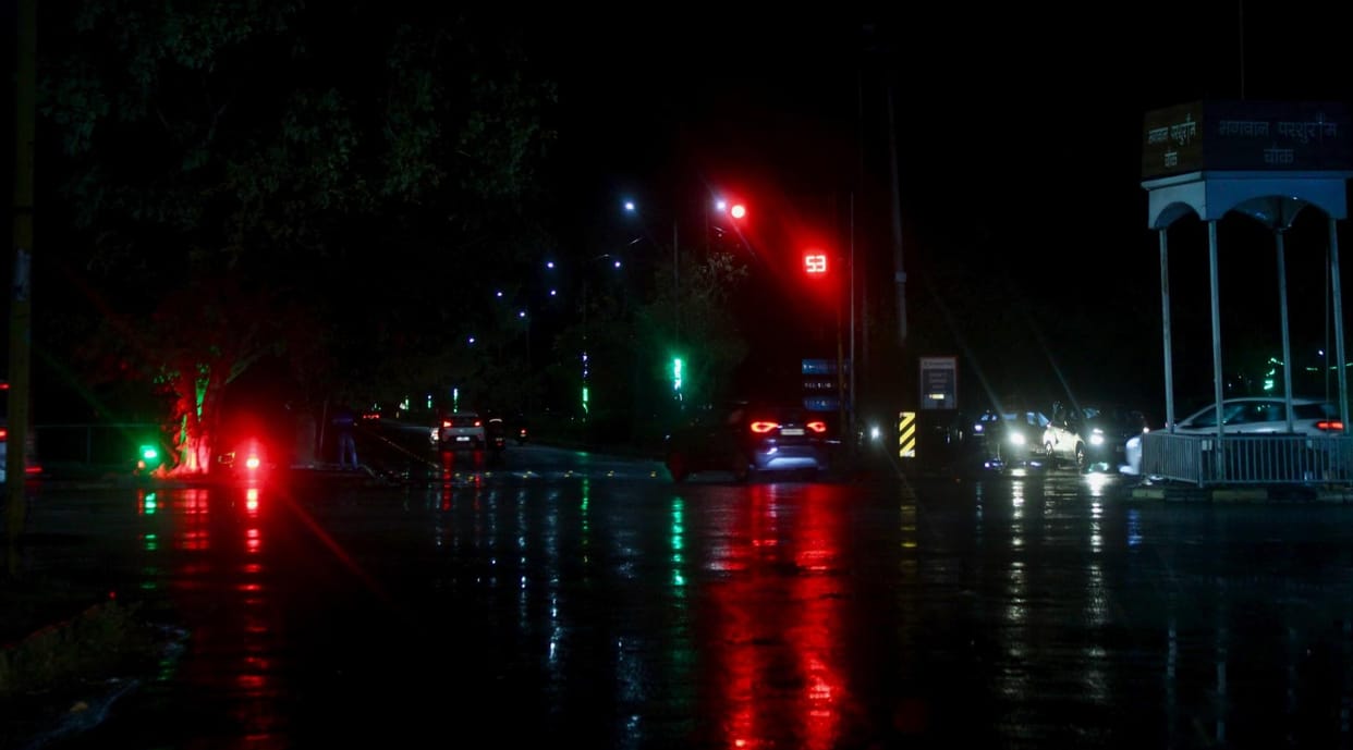 The weather became pleasant due to rain at night