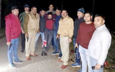 Inter-state goon accused of cow slaughter injured in encounter