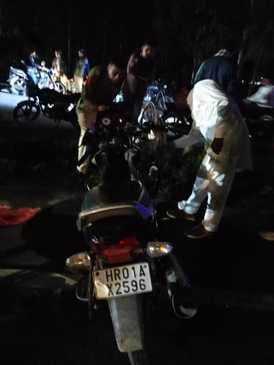 Bike rider dies after colliding with a stray animal