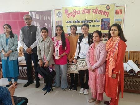 Ankita tops the poster making competition