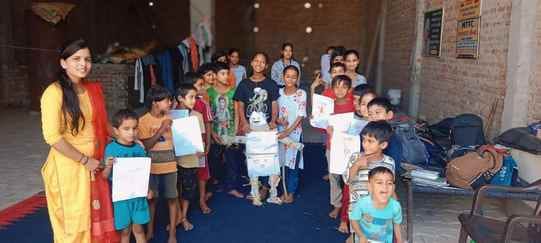 Anita is taking the initiative to educate needy children