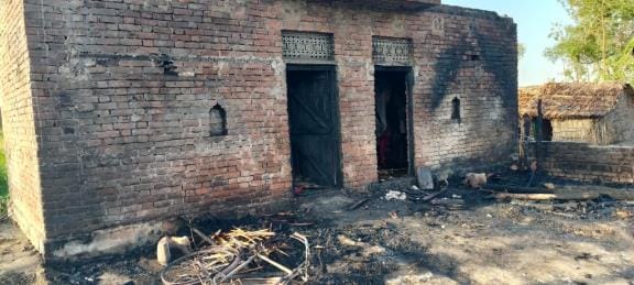 15 goats burnt to death, innocent child got scorched