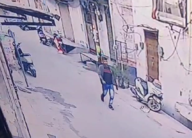 Laborer sets neighbor's bike on fire