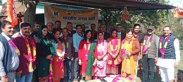 Mastana and Sulakshan become General Secretaries in Jawali BJP Mandal