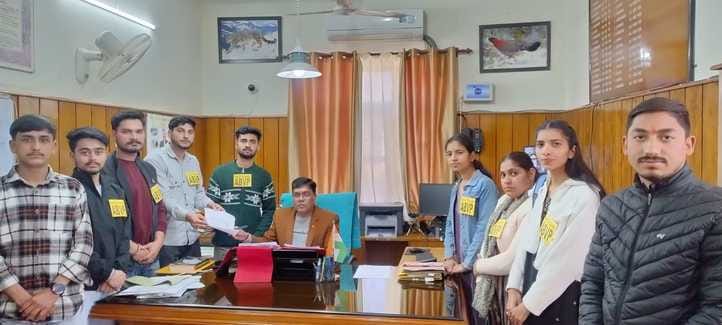 ABVP submitted memorandum to SDM regarding drugs