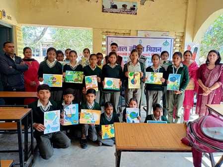 Tanvi tops in poster making competition
