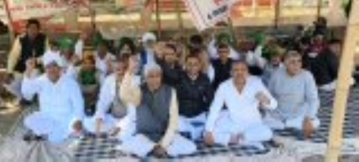 Farmers went on hunger strike in Hisar