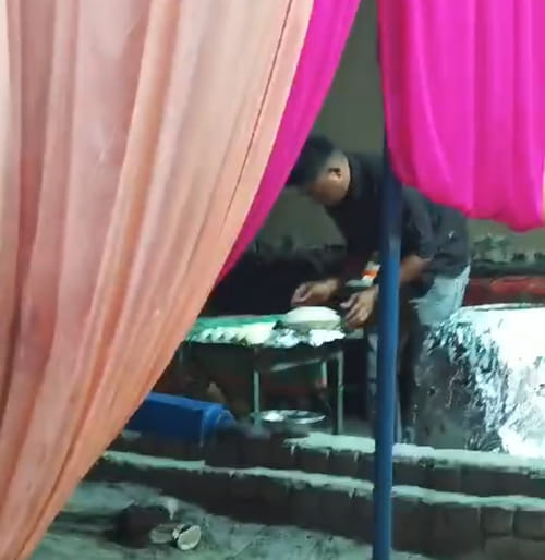 Video of making roti by spitting goes viral, accused arrested
