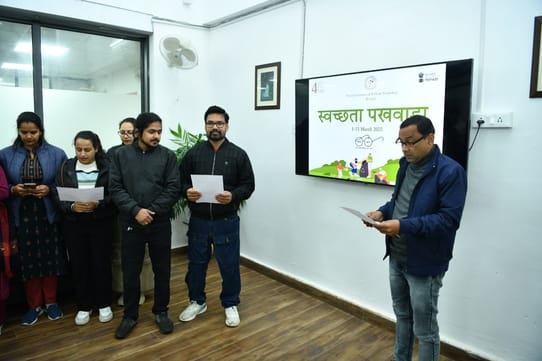 Took oath of cleanliness in NIFT Kangra