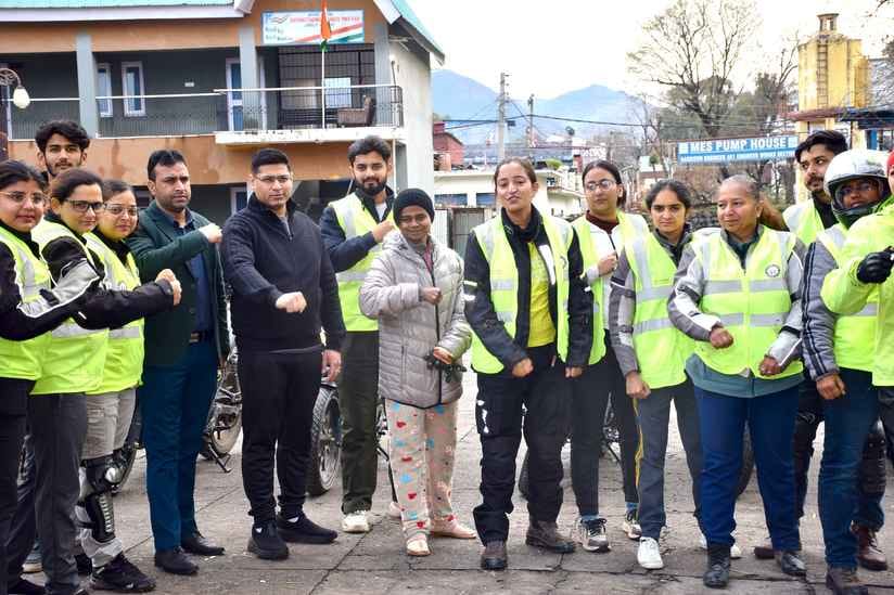 Green flag given to women motor bike rally
