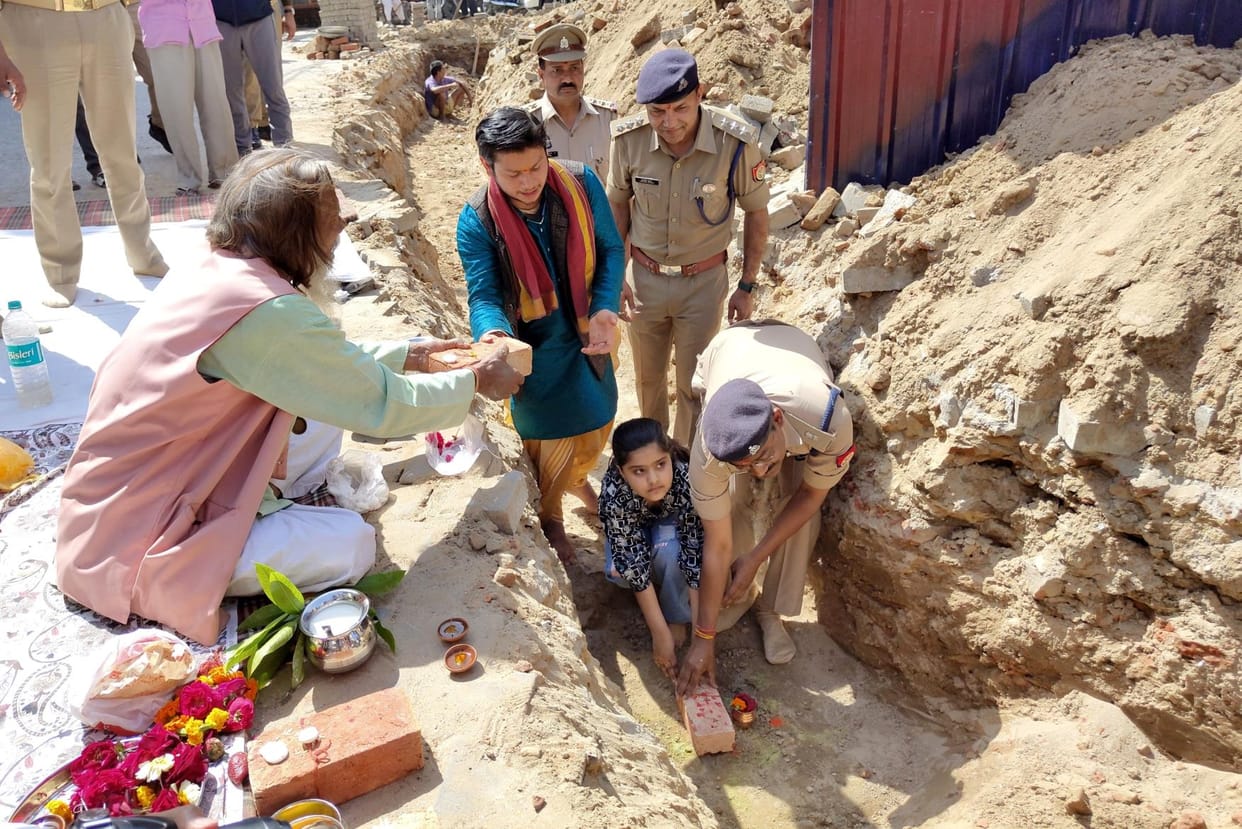 Eight year old Inaaya laid the foundation of Deepa Sarai police station
