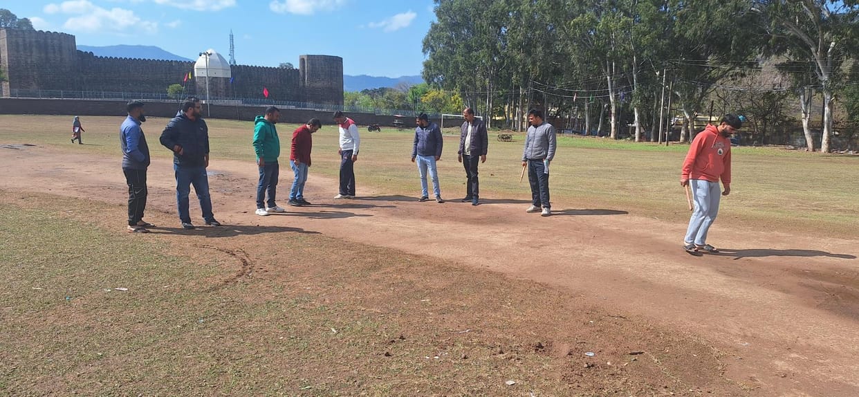 Wet pitch of Rajaram Singh ground became a problem, match could not be held
