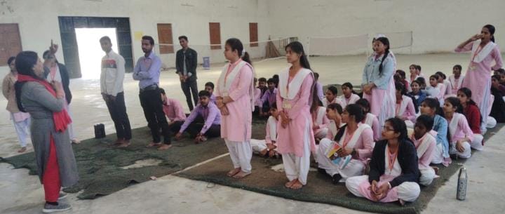 NSS students visited the ward