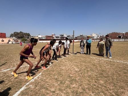Bobby Kumar was the winner in 100 and 200 meter race