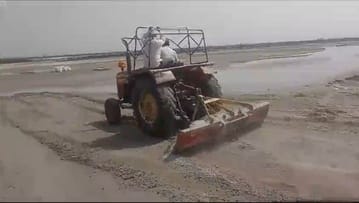 The river route was repaired, vehicle riders heaved a sigh of relief