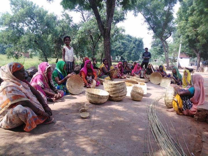 Sahariya women managed their fate with bamboo straws