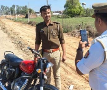 Nine policemen fined for not wearing helmets