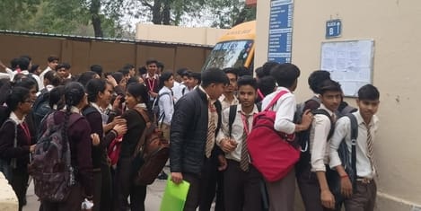 8400 students of class 12 appeared for the Fine Arts exam at 15 centres
