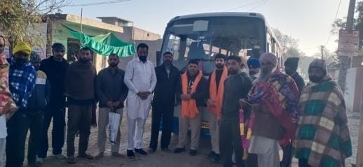 After five years, the bus for Sardulgarh started again, the issue was raised in the night stay program