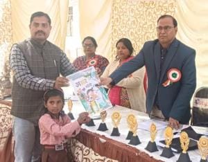 Teachers, Anganwadi workers and accomplished children honored