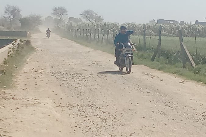 Dust storm increased trouble, temperature dropped by five degrees