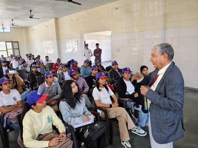 Volunteers took out a public awareness rally