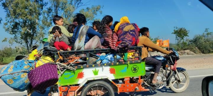 Jugaad vehicles running unhindered