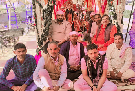 Procession held for idol installation in temple