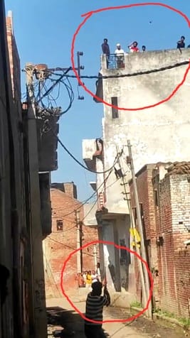 Stone pelting and firing between two sides of Kharkhari