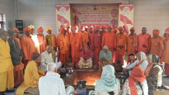 Progress will be made by following the path of non-violence and religion
