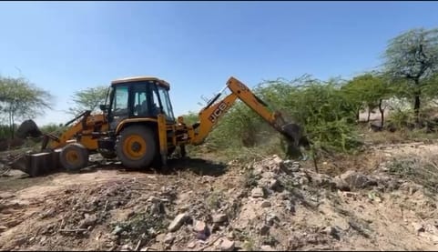 The administration removed encroachments from nine places in seven villages