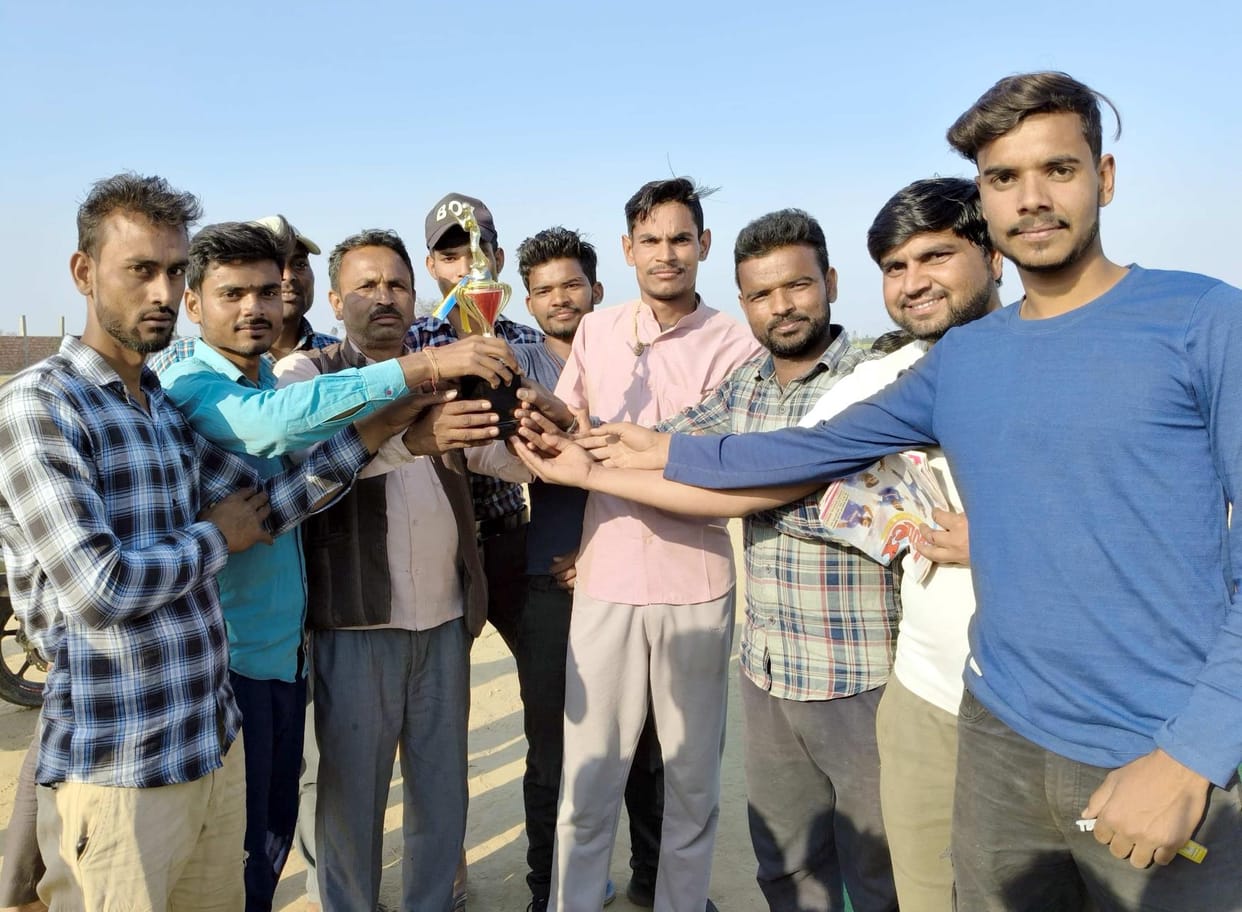 Chandankati Mauja won the final match of the cricket tournament