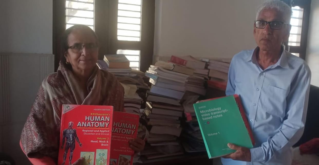 ex education officer donated books