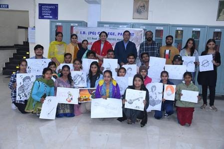 Talent shown by putting imagination on paper