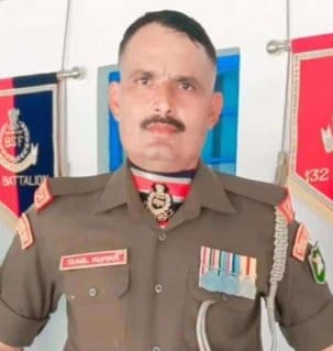 BSF head constable died in an accident
