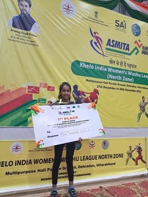 Krithika became champion three times at a young age, will be honored today