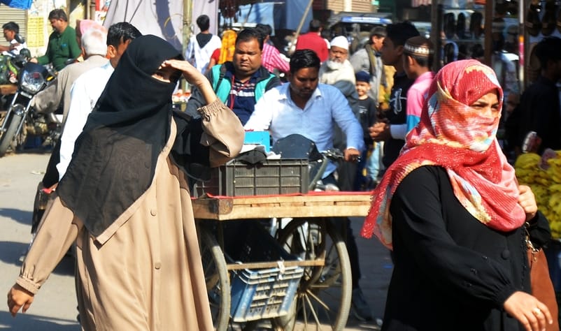 temperature increased at night minimum temperature reached 20 degrees after five months in bareilly