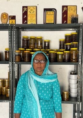 Products made from coarse grains of Banarasi Devi of village Bawania reached America