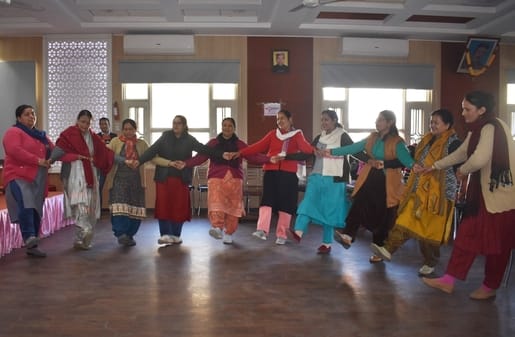 Three girl students of Banjar College were honored for their excellent work
