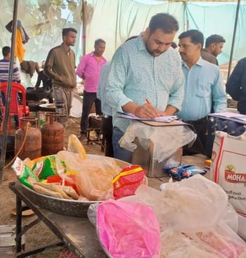 11 food samples were collected during a mass marriage program