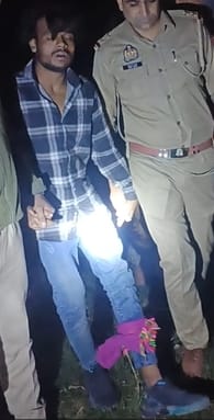 The robber was shot in an encounter with the police