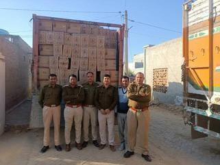 Hanumangarh News: Excise department caught illegal liquor in Nohar of Hanumangarh