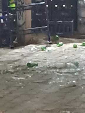 There was a ruckus between two communities in Neemgaon, many were injured, shops were also broken