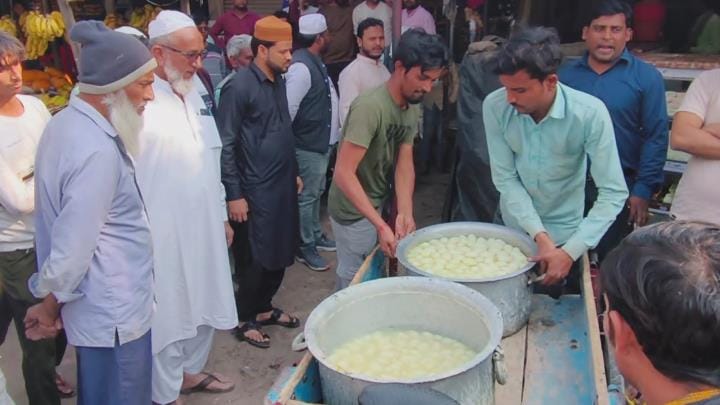 Expired biscuits and one quintal of chenna destroyed