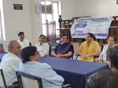 आबूरोड में राष्ट्रीय लोक अदालत का आयोजन।