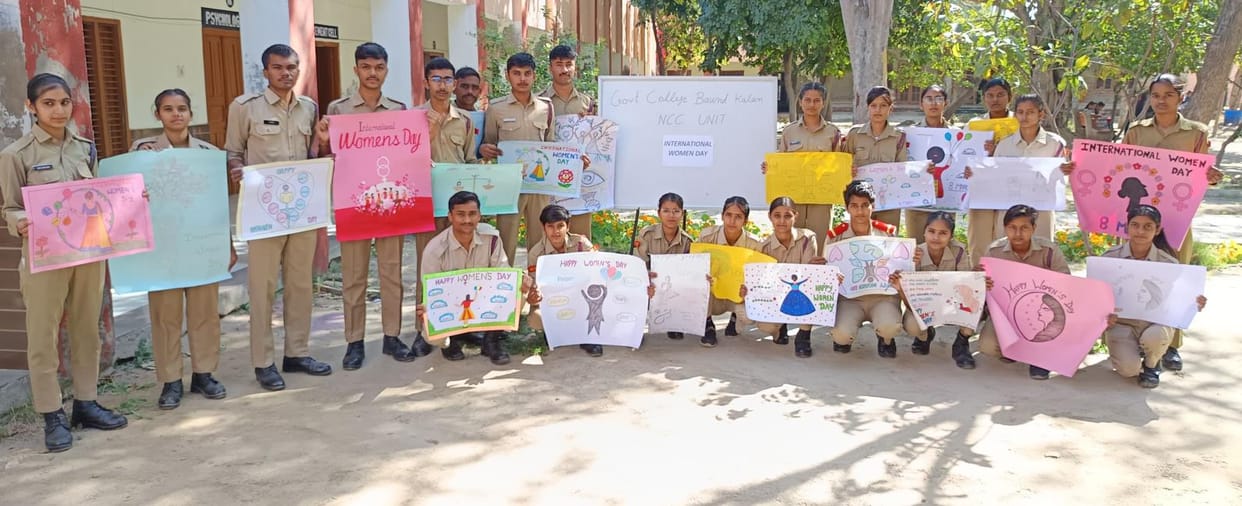 ncc cadets made poster