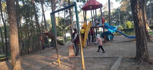 Broken swings in Children's Park Hiranagar not repaired