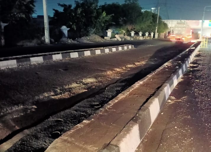 Negligence... the cut made to connect NH-334B to National Highway-44 was dug and left